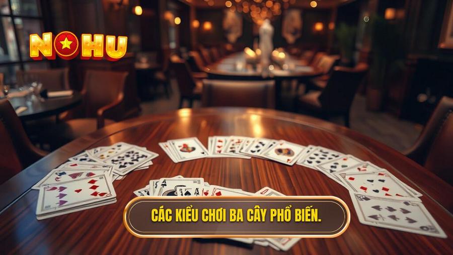Ba cây đổi thưởng: Nghệ thuật cá cược và bí kíp làm chủ ván bài 3 Các kiểu chơi ba cây phổ biến.